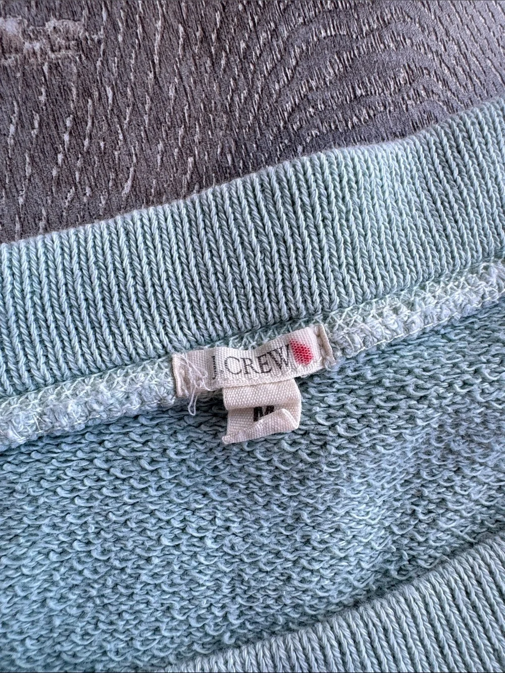 J. Crew Light Sage Green Crewneck Sweatshirt 0661